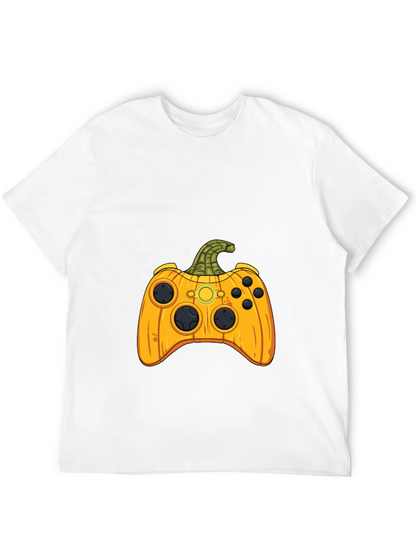 Gamer Halloween Pumpkin Controller T-Shirt