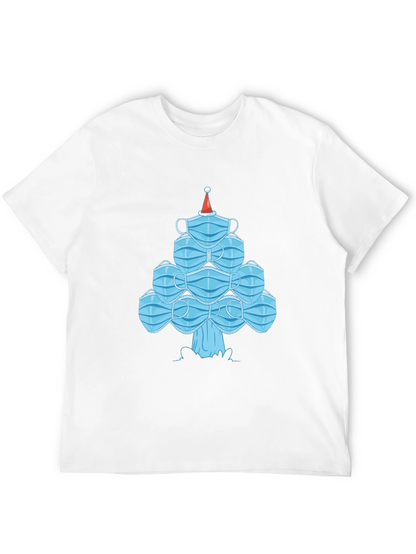 Christmas Mask Tree Tee - Holiday Gift