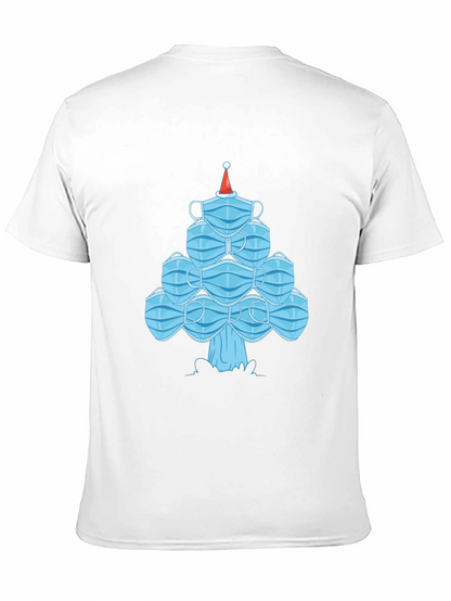 Christmas Mask Tree Tee - Holiday Gift