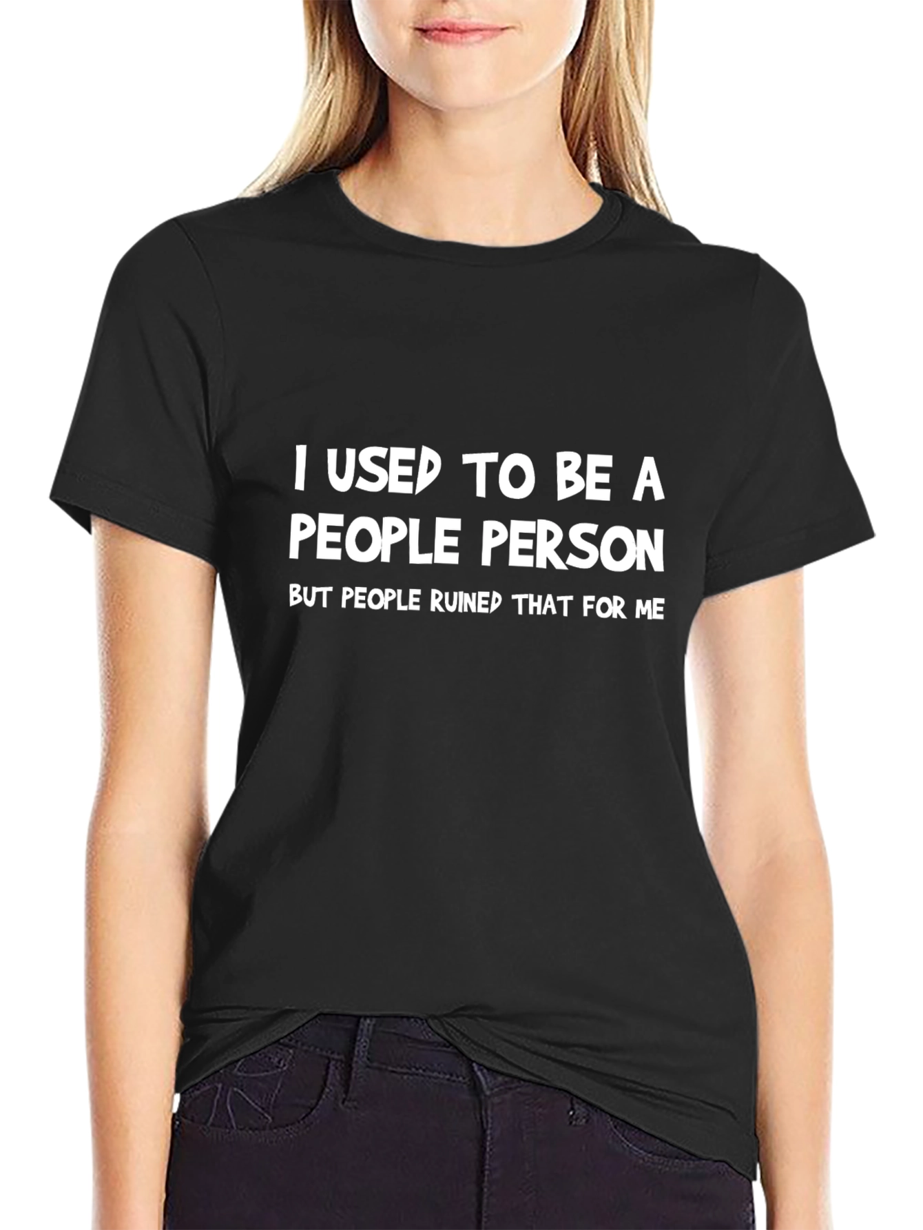 I Used To Be A People Person Graphic Tee