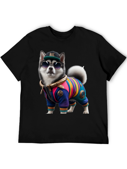 Dog in Outfit Graphic Tee