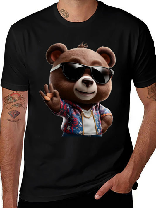 Cool Bear Graphic Tee - Summer Vibes