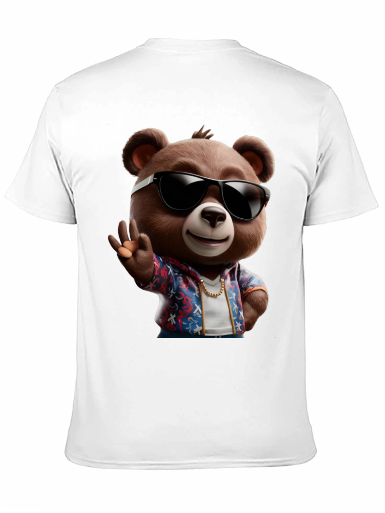 Cool Bear Graphic Tee - Summer Vibes