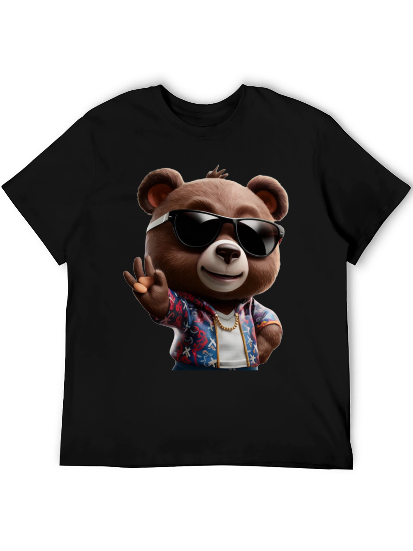 Cool Bear Graphic Tee - Summer Vibes