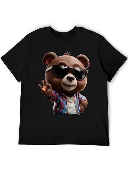 Cool Bear Graphic Tee - Summer Vibes