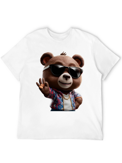 Cool Bear Graphic Tee - Summer Vibes