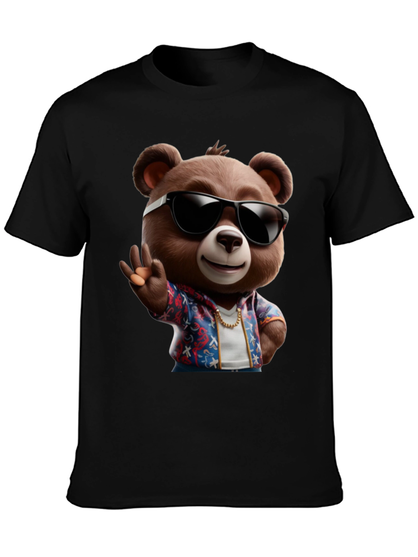 Cool Bear Graphic Tee - Summer Vibes
