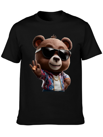 Cool Bear Graphic Tee - Summer Vibes
