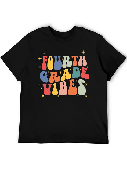 Fourth Grade Vibes Retro T-Shirt
