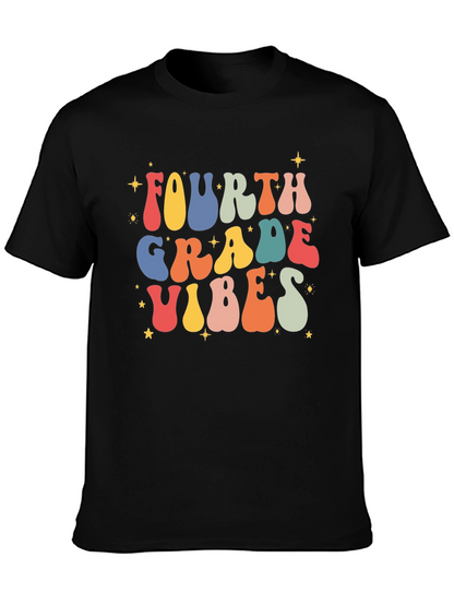 Fourth Grade Vibes Retro T-Shirt