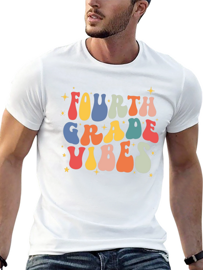 Fourth Grade Vibes Retro T-Shirt