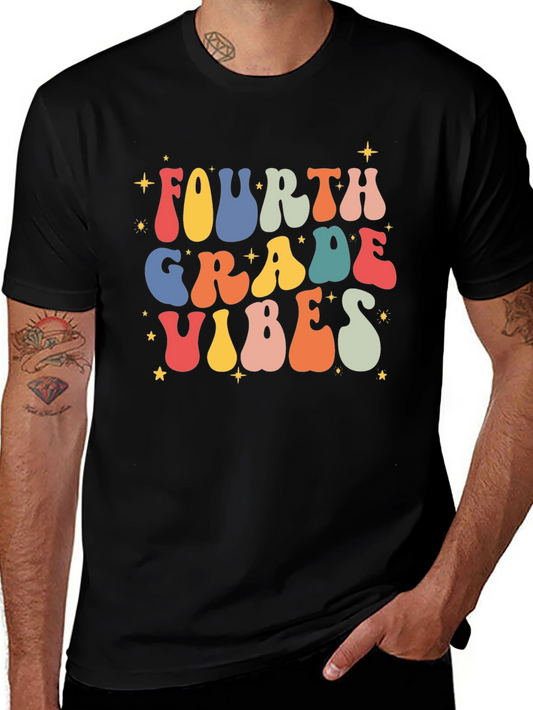 Fourth Grade Vibes Retro T-Shirt