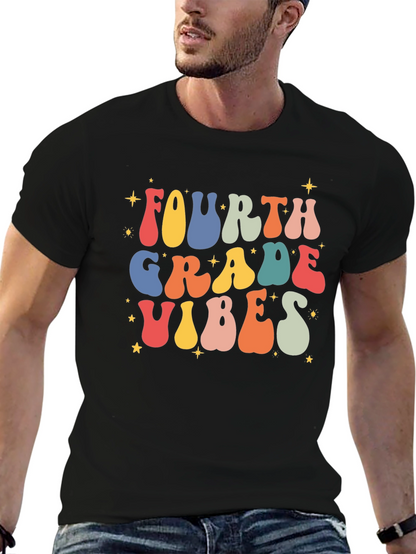 Fourth Grade Vibes Retro T-Shirt