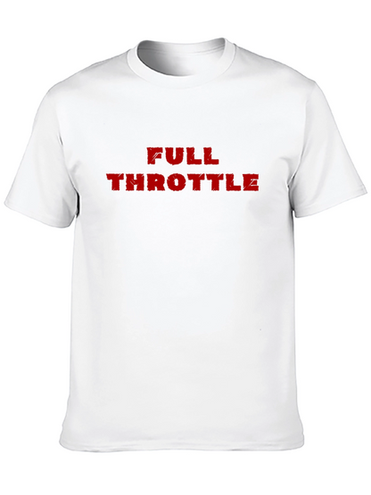 Full Throttle Graphic Tee - Bold Statement Shirt
