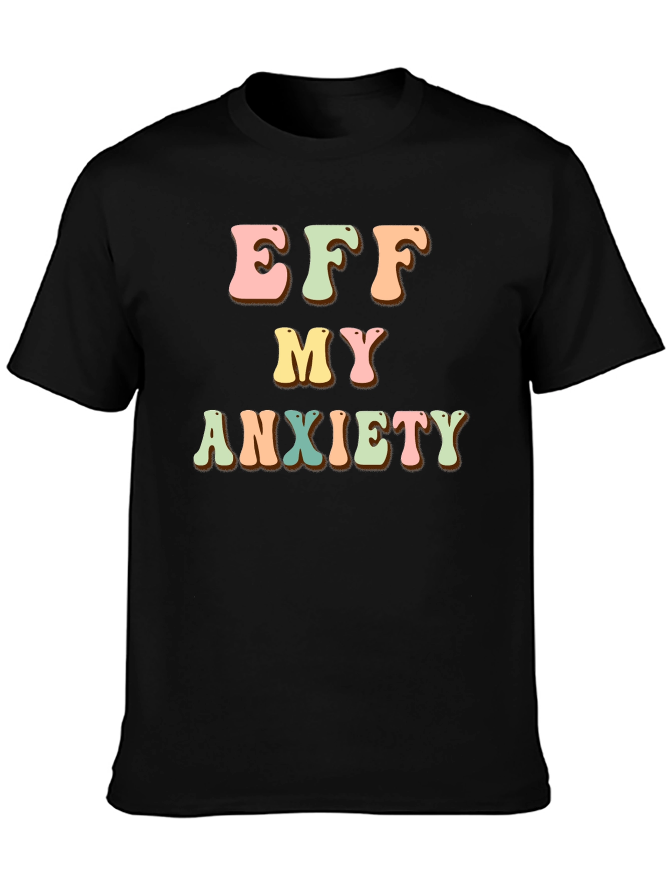 Eff My Anxiety Retro Graphic Tee