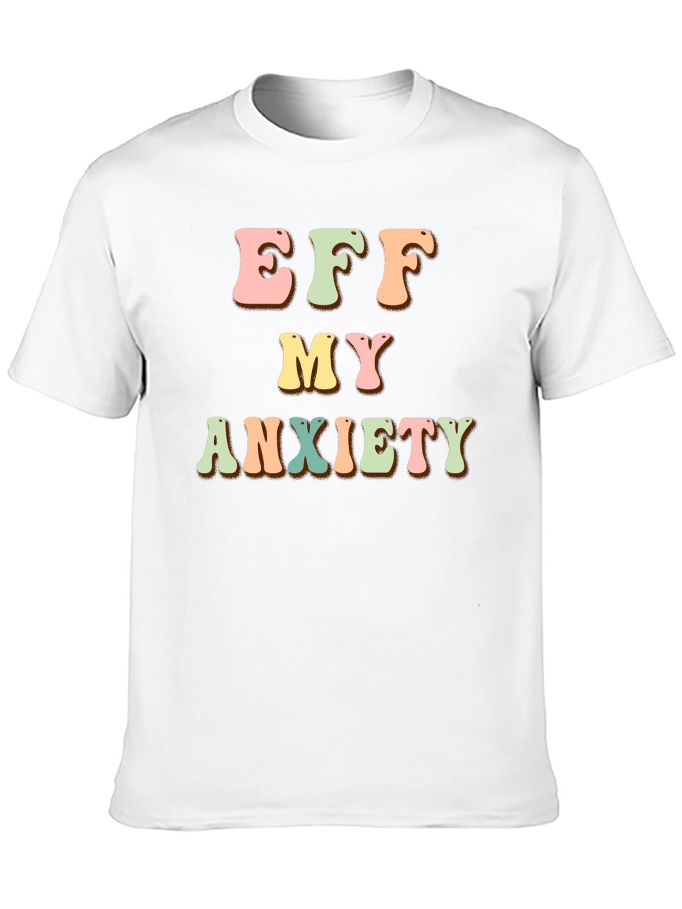 Eff My Anxiety Retro Graphic Tee