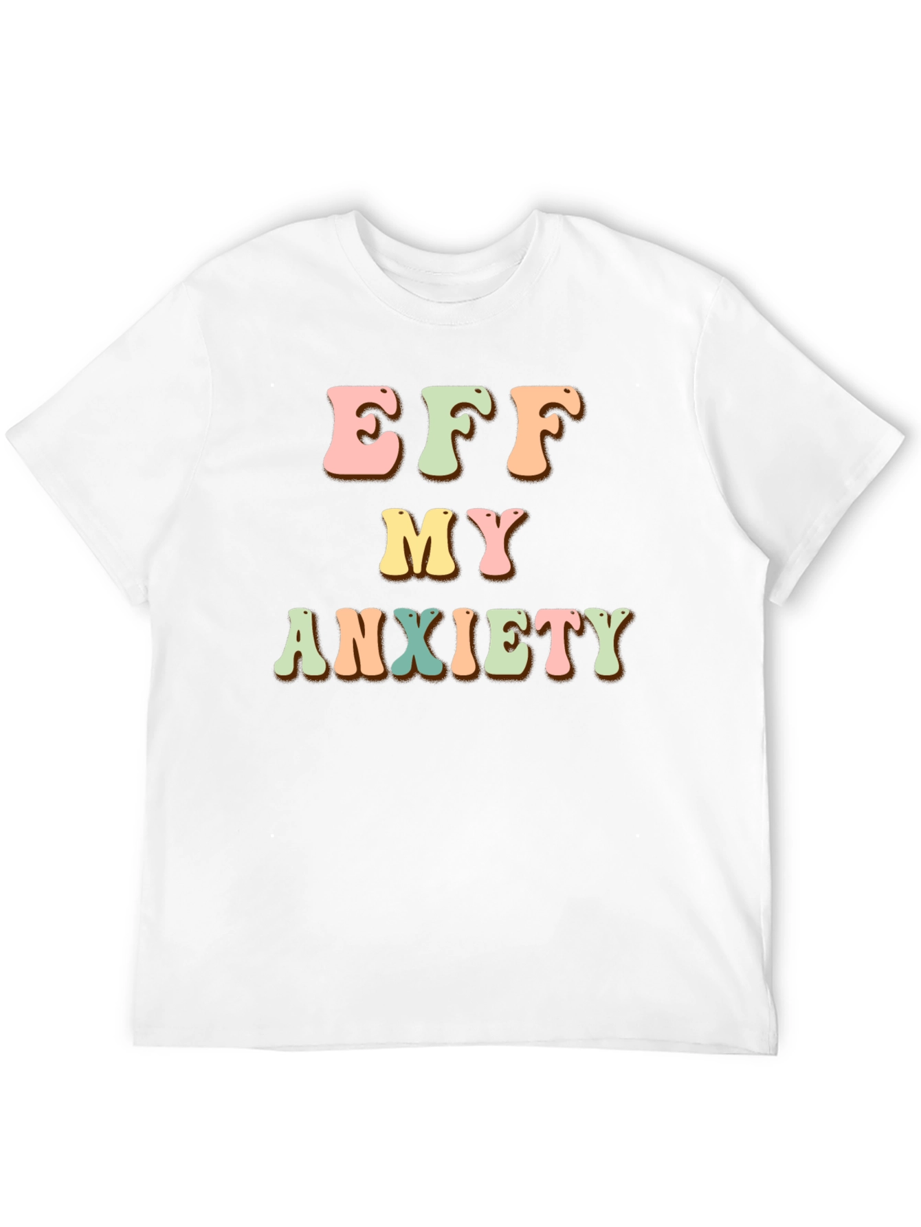 Eff My Anxiety Retro Graphic Tee