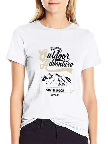 Outdoor Adventure Smith Rock Oregon Graphic Tee
