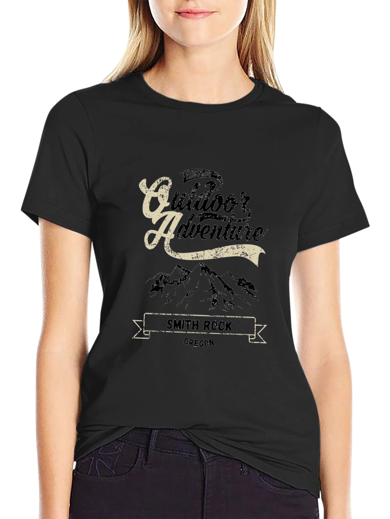 Outdoor Adventure Smith Rock Oregon Graphic Tee