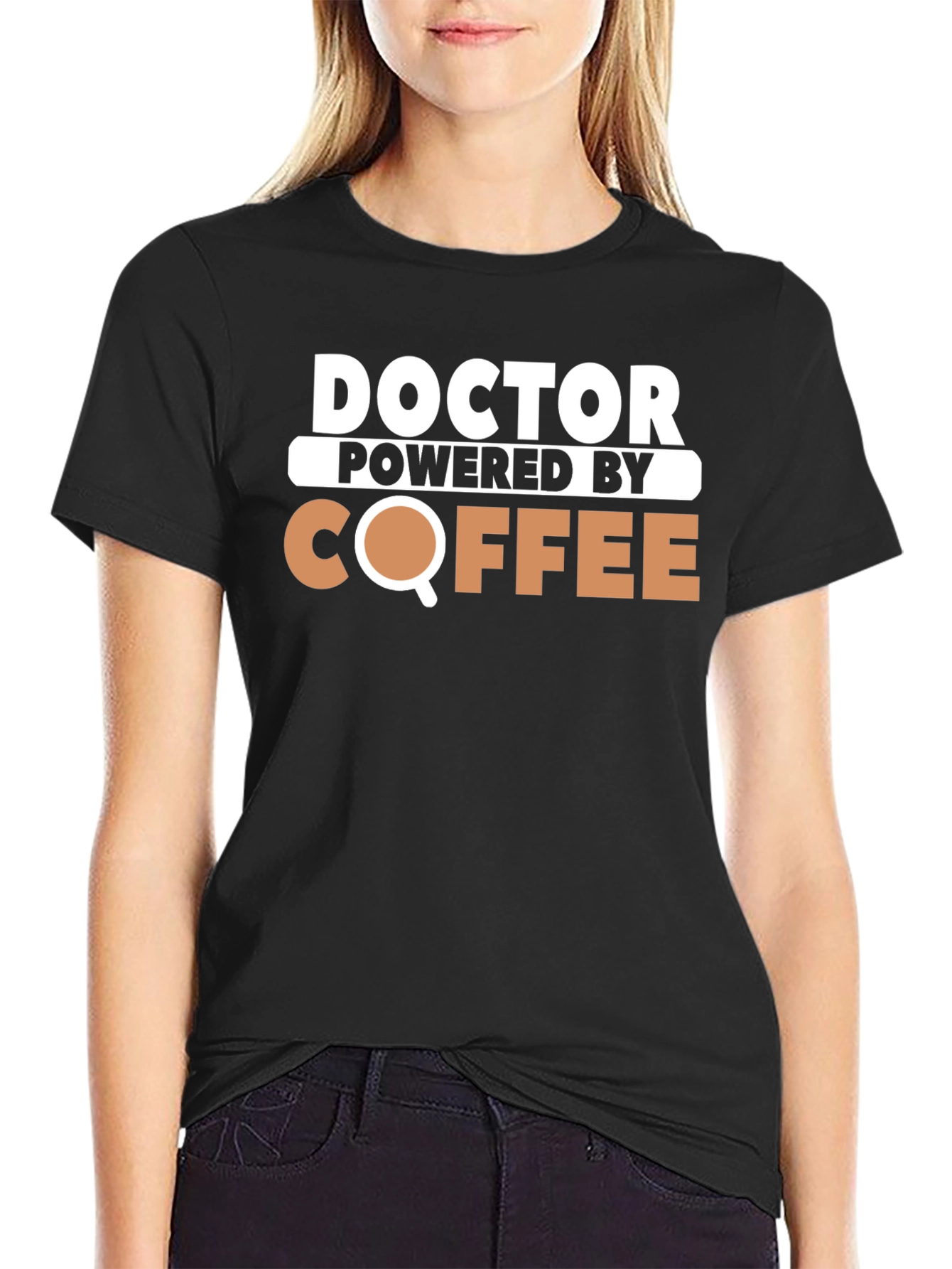 Doctor Powered By Coffee T-Shirt