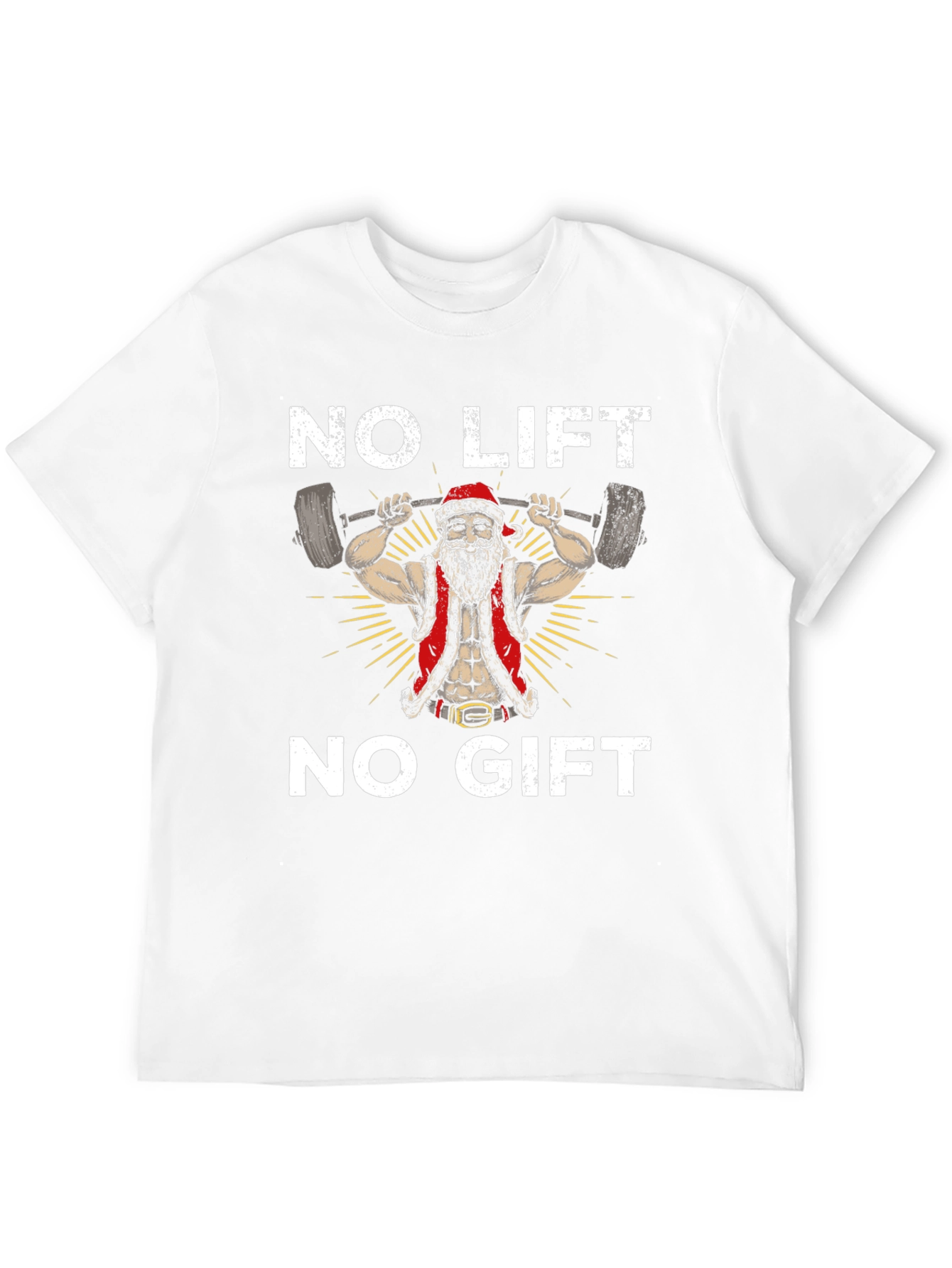 No Lift No Gift Santa Graphic Tee