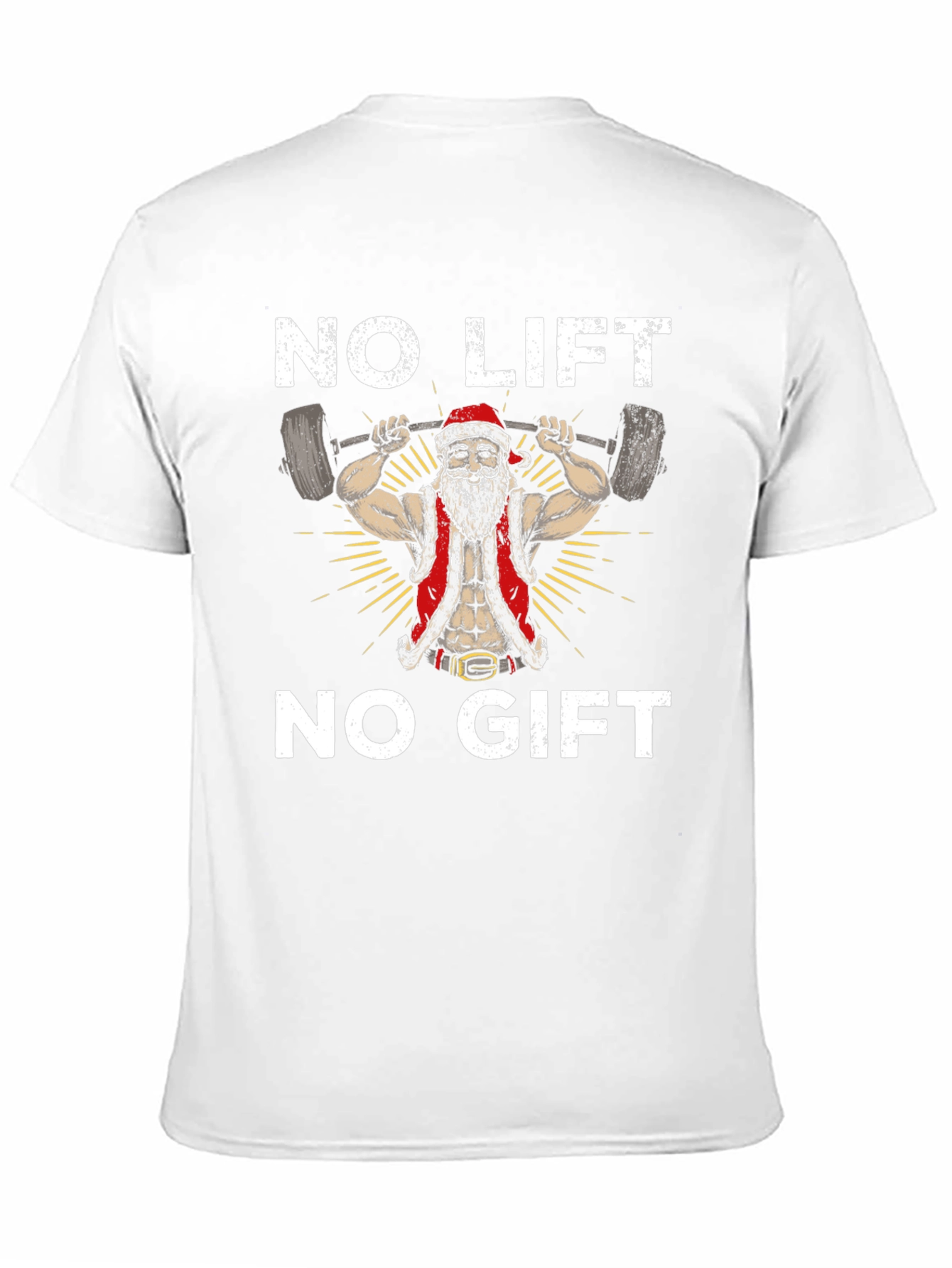 No Lift No Gift Santa Graphic Tee