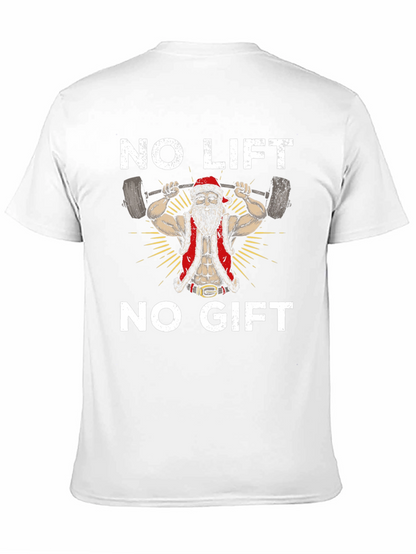 No Lift No Gift Santa Graphic Tee