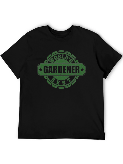 Worlds Best Gardener T-Shirt - Funny Gardening Tee