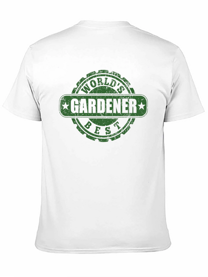 Worlds Best Gardener T-Shirt - Funny Gardening Tee