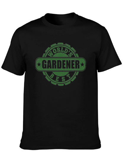 Worlds Best Gardener T-Shirt - Funny Gardening Tee