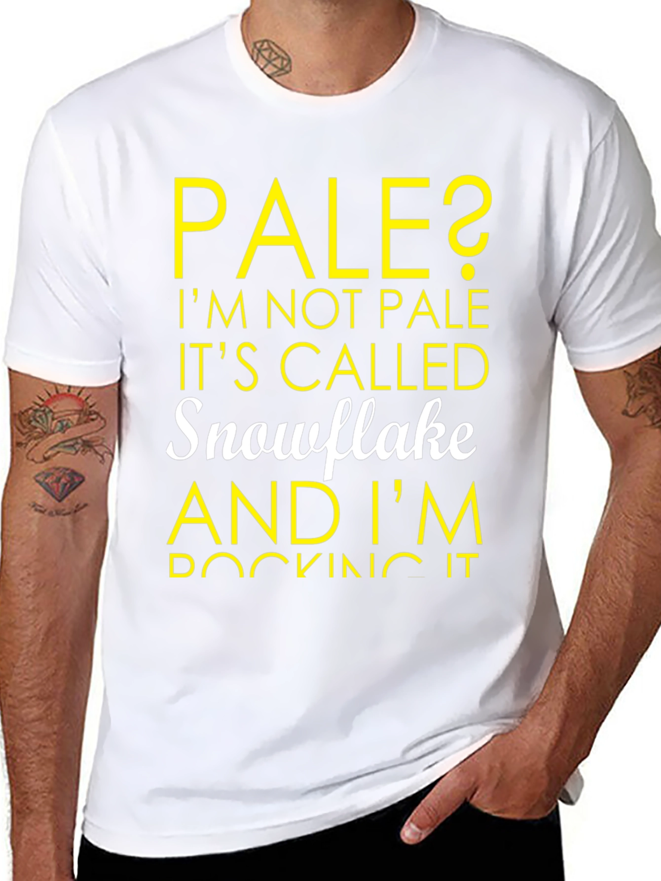 Pale? Snowflake T-Shirt