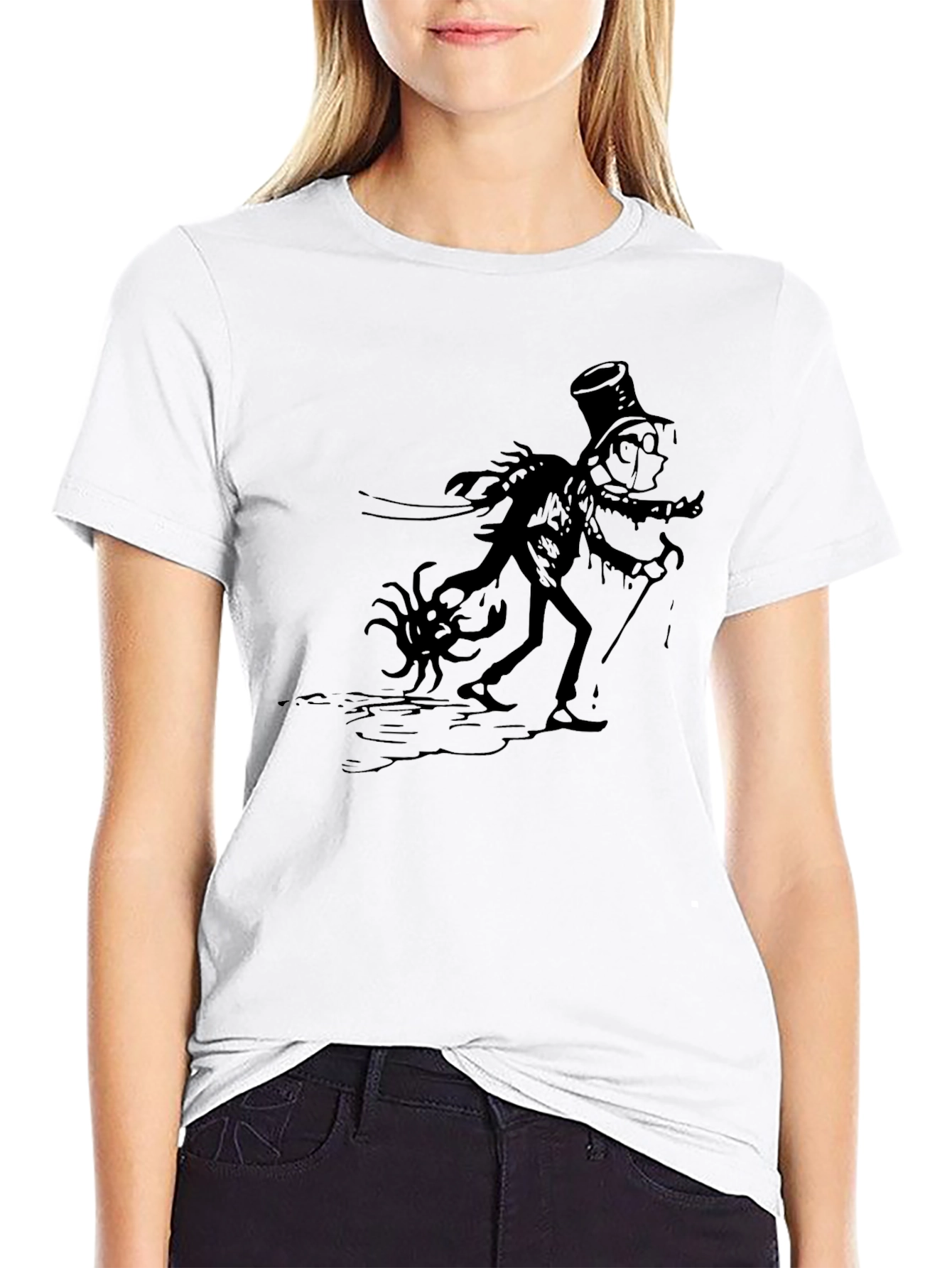 Mad Scientist Graphic Print T-Shirt