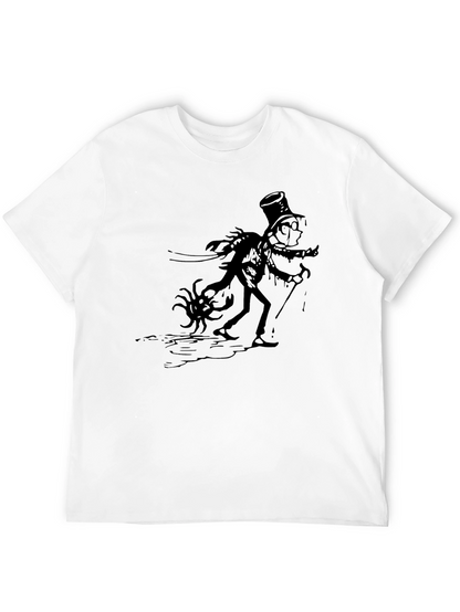 Mad Scientist Graphic Print T-Shirt