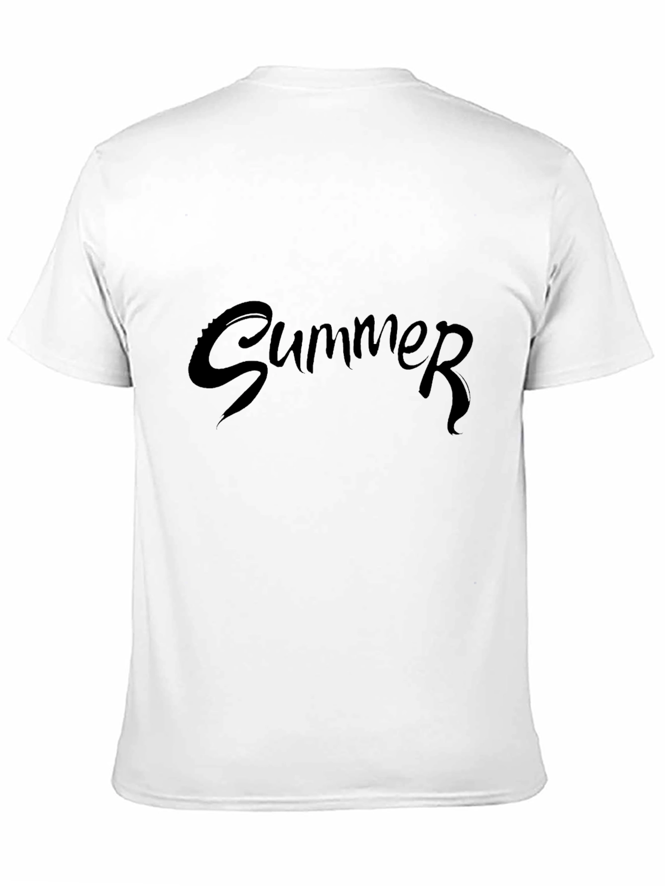 Summer T-Shirt - Black Tee - Casual Wear