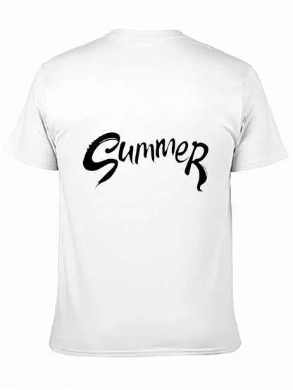 Summer T-Shirt - Black Tee - Casual Wear
