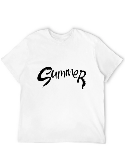 Summer T-Shirt - Black Tee - Casual Wear