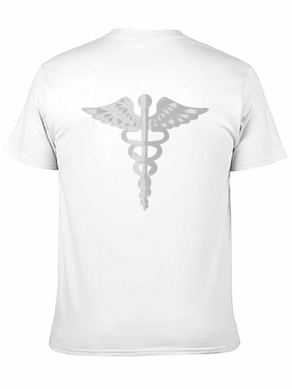 Caduceus Symbol Black T-Shirt