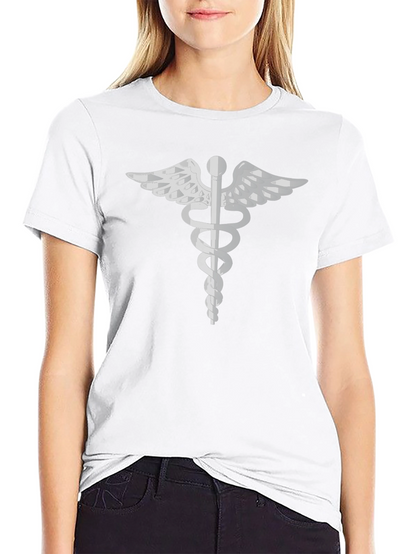 Caduceus Symbol Black T-Shirt