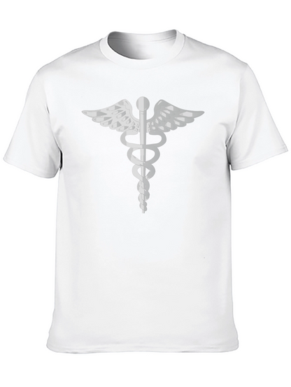 Caduceus Symbol Black T-Shirt