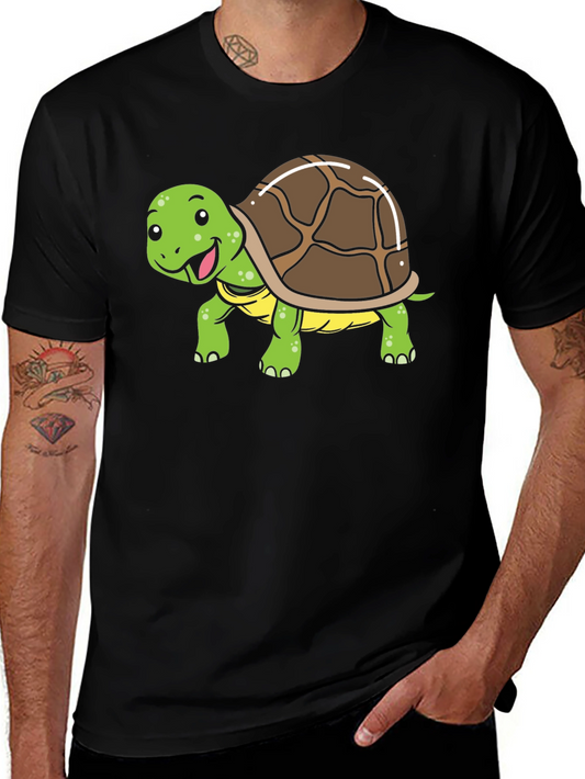 Cute Turtle Graphic T-Shirt