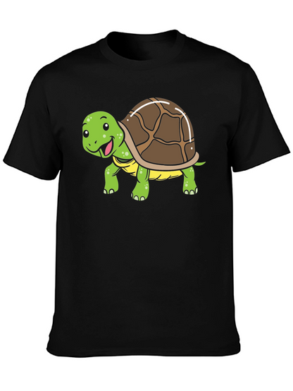 Cute Turtle Graphic T-Shirt
