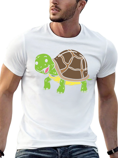 Cute Turtle Graphic T-Shirt