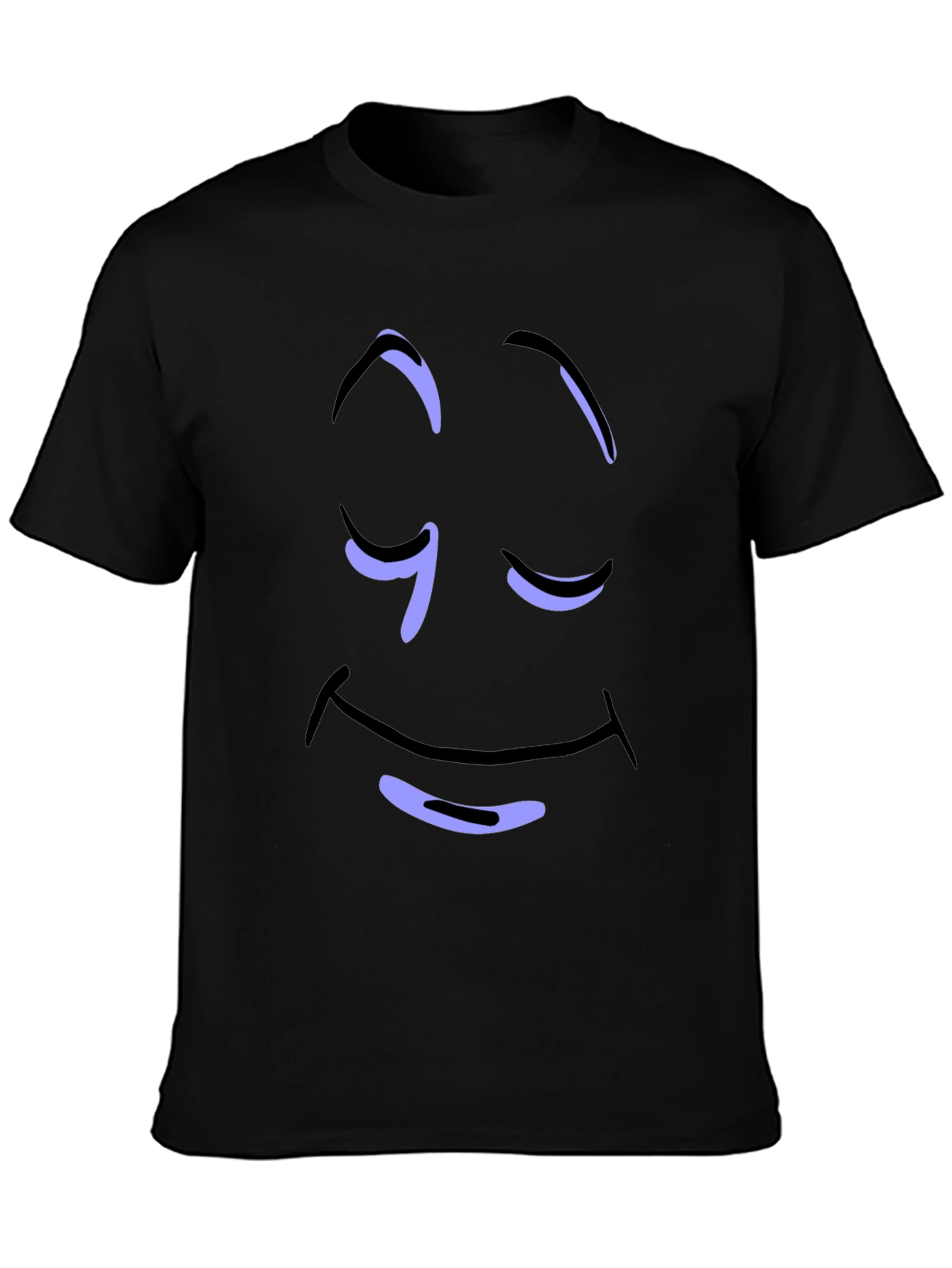 Relaxed Smiley Face Graphic Tee