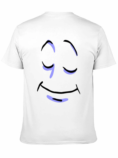 Relaxed Smiley Face Graphic Tee