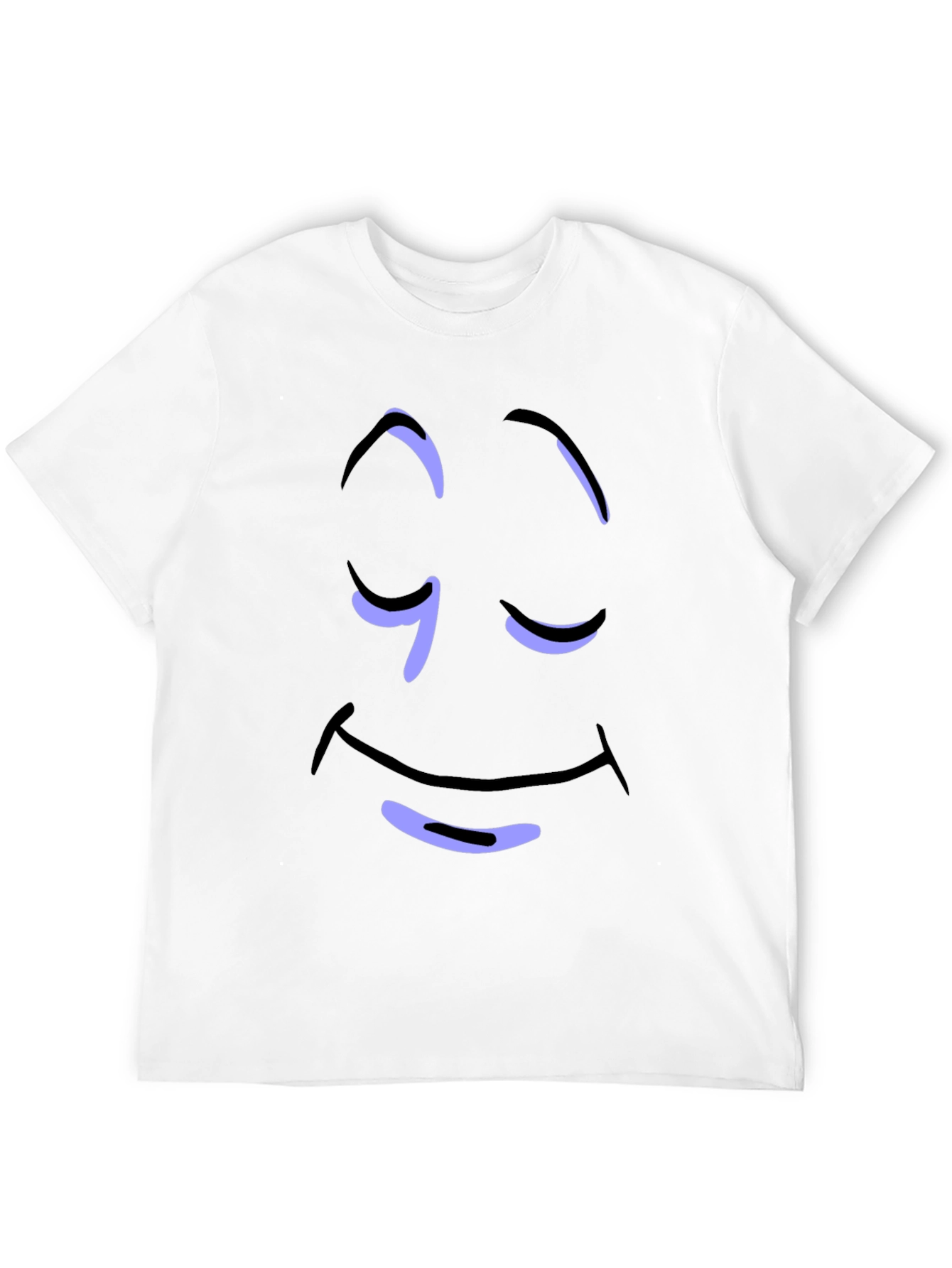 Relaxed Smiley Face Graphic Tee
