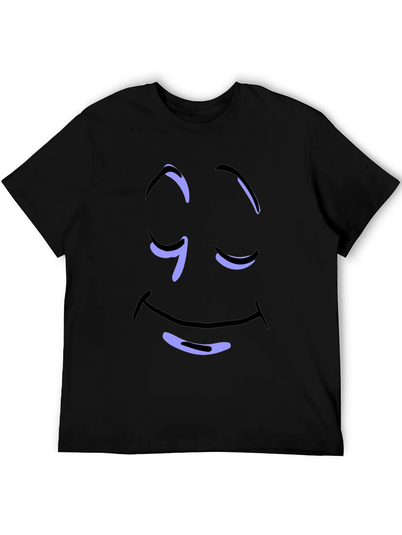 Relaxed Smiley Face Graphic Tee
