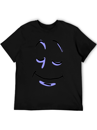 Relaxed Smiley Face Graphic Tee