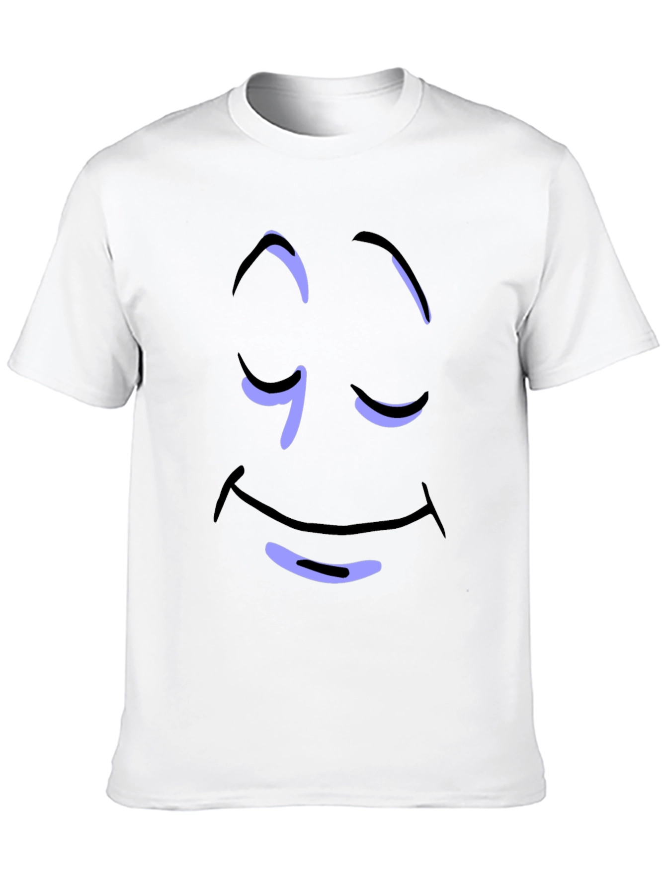 Relaxed Smiley Face Graphic Tee