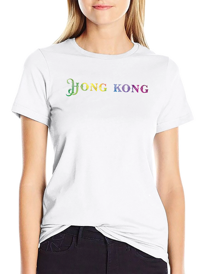 Rainbow Hong Kong Graphic Tee
