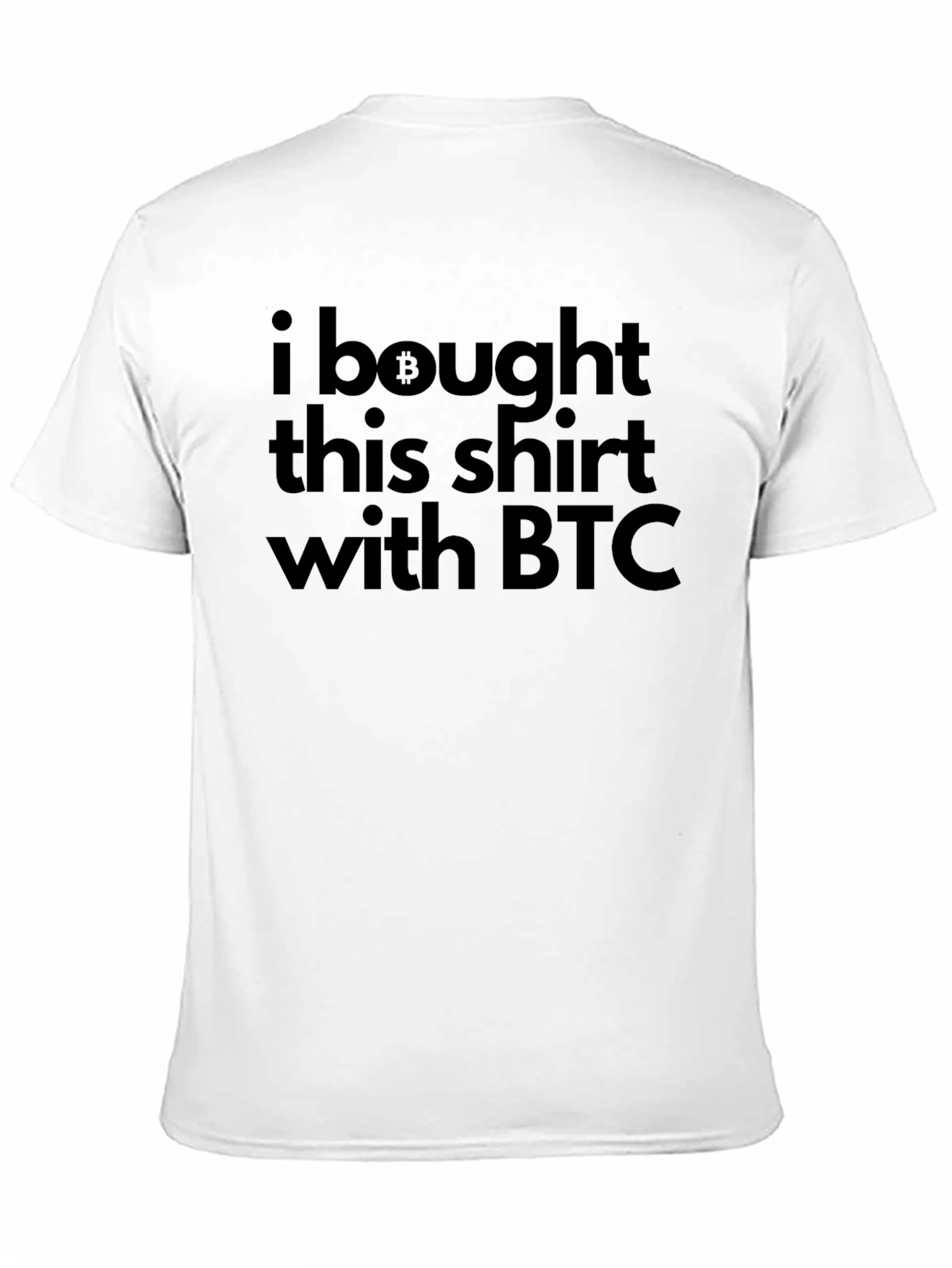 Bitcoin BTC Crypto Currency Graphic T-Shirt